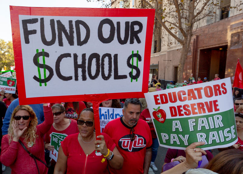 It’s the Picket Line Versus the Bottom Line in the Coming LA School